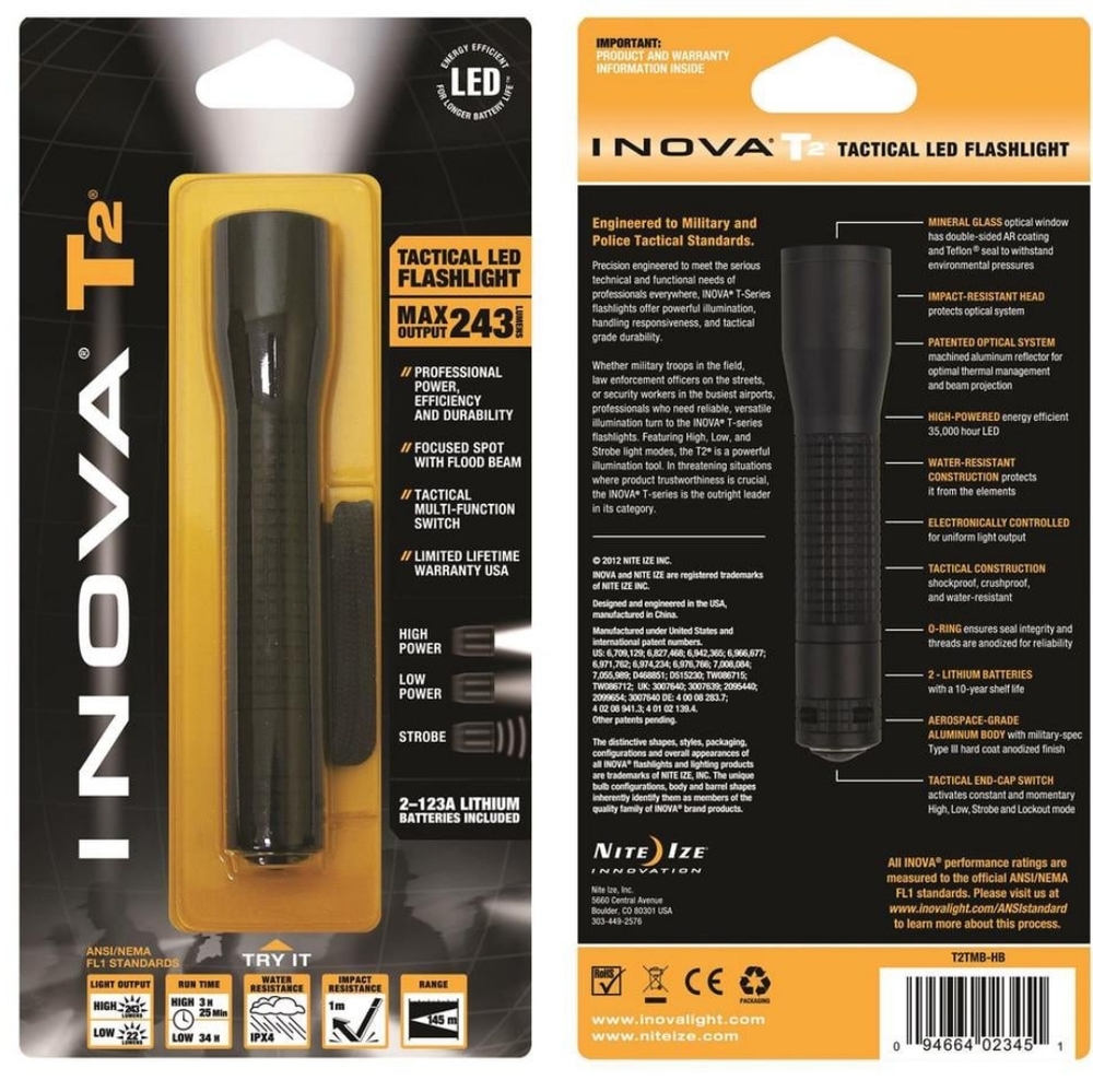 Nite Ize Inova T2 Flashlight - 243 Lumens